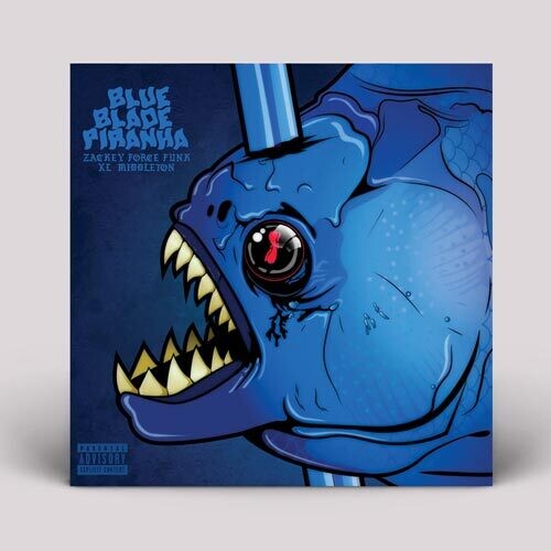 Zackey Force Funk & Xl Middleton Blue Blade Piranha - Record Album - Vinyl LP