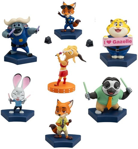 Zootopia Concert Series Blind Box Set 6Ct Beast Kingdom - Disney Zootopia - MEA - Concert Series Blind Box 6ct Set - CD Album