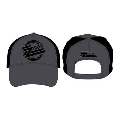 ZZ Top Circle Logo Black, Grey