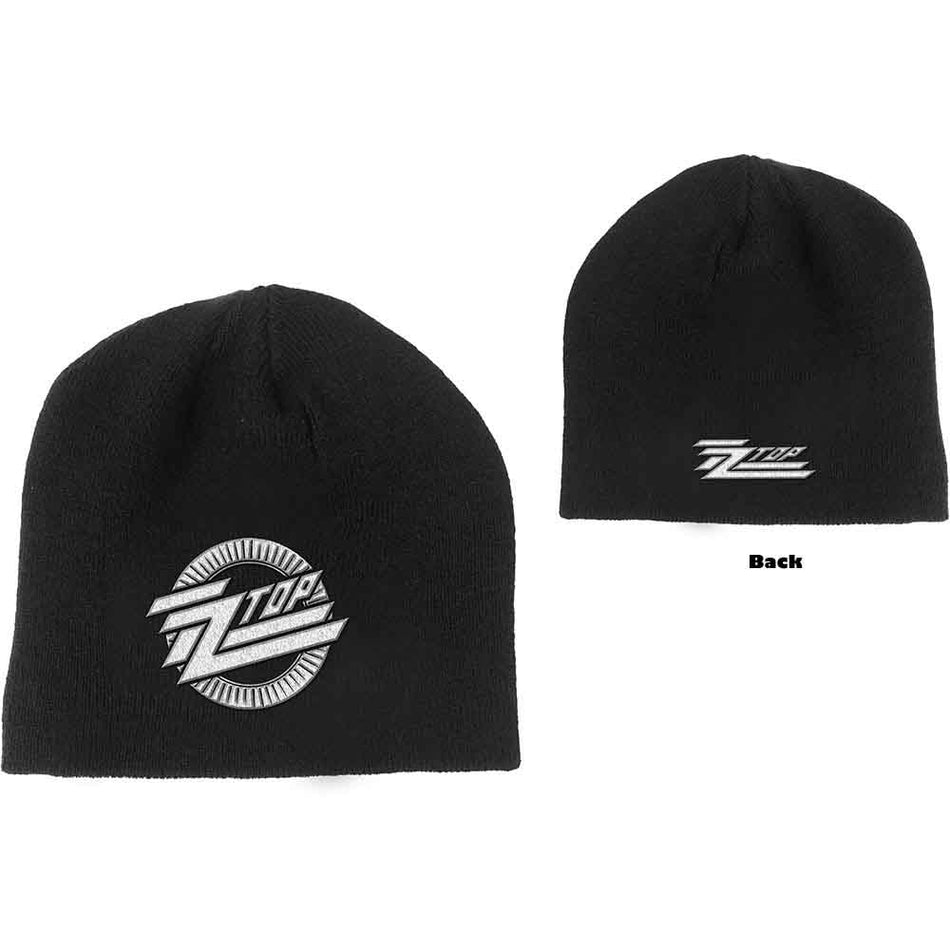 ZZ Top Circle Logo Black