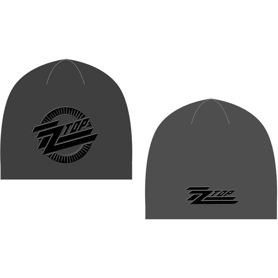 ZZ Top Circle Logo Grey