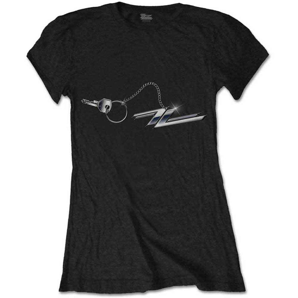 ZZ Top Hot Rod Keychain Black